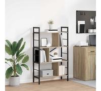 vidaXL Libreria 7 livelli 75 x 30 x 123,5 cm Legno ingegnerizzato