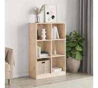 vidaXL Libreria 70x33x110 cm in Legno Massello di Pino