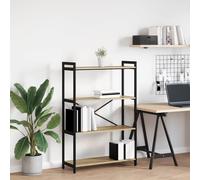 vidaXL Libreria Rovere Sonoma 80 x 30 x 118 cm Legno multistrato