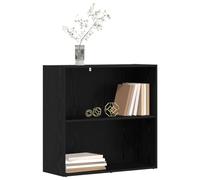 vidaXL Libreria 80 x 30 x 76,5 cm Legno ingegnerizzato Rovere Nero