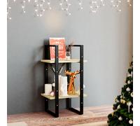 vidaXL Libreria a 2 Ripiani 40x30x70 cm in Legno Massello di Pino