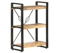 VIDAXL - Libreria A 3 Ripiani 60x30x80 Cm In Legno Massello Di Mango