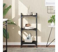 AX Libreria Nero 40x30x86cm Stile Industriale Parete Riviste Portaoggetti 837627