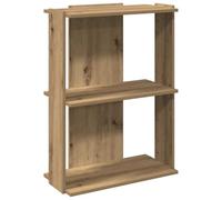 vidaXL Libreria a 3 Ripiani Rovere 60x30x80 cm Legno Multistrato