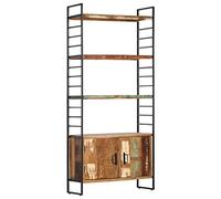 vidaXL Libreria a 4 Livelli Legno Massello di Recupero 80x30x180 cm