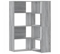 vidaXL Libreria a 4 Ripiani Grigio Sonoma 85x85x140 cm in Truciolare