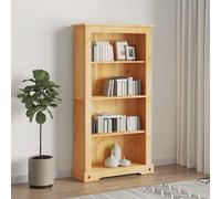 vidaXL Libreria a 4 Ripiani Pino Messicano Corona Range 80x29x150 cm