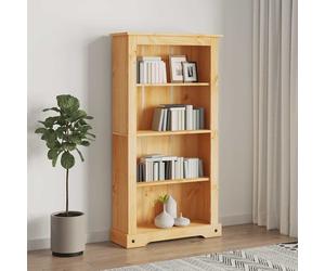 vidaXL Libreria a 4 Ripiani Pino Messicano Corona Range 80x29x150 cm