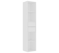 vidaXL Libreria Bianca 36x30x171 cm in Legno Multistrato