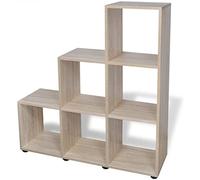 vidaXL Libreria a Scala/Mensola Elegante 107cm Rovere Ripiano Scaffale Moderno