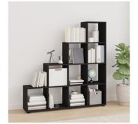 VIDAXL - Libreria A Scala Nera 142 Cm In Legno Multistrato