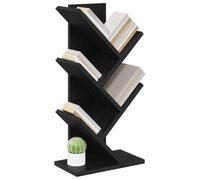 vidaXL Libreria ad Albero 4 Piani 30 x 18 x 60 cm Legno ingegnerizzato, Mensola per libri stilosa, ripiano moderno, supporto stretto per il soggiorno, scaffali decorativi per casa