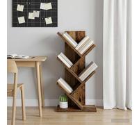 vidaXL Libreria ad Albero 4 Ripiani 30 x 18 x 60 cm Legno antico