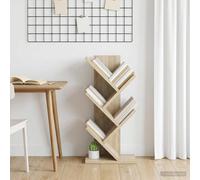 vidaXL Libreria ad Albero 4 Ripiani 30 x 18 x 60 cm Rovere Sonoma