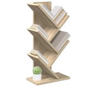 vidaXL Libreria ad Albero 4 Ripiani 30 x 18 x 60 cm Rovere Sonoma
