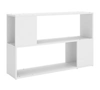 vidaXL Libreria Bianca 100x24x63 cm in Legno Multistrato