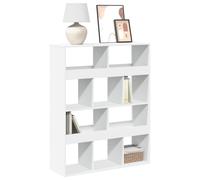 vidaXL Libreria Bianca 100x33x125,5 cm in Truciolato