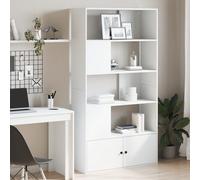 vidaXL Libreria Bianca 100x36x189 cm in Legno Multistrato
