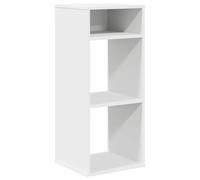vidaXL Libreria Bianca 34x31x80 cm in Legno Multistrato, mobiletto portaoggetti, scaffale per Libri, scaffale portaoggetti, libreria