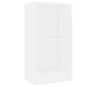 vidaXL Libreria Bianca 40x24x75 cm in Legno Multistrato, Armadio, Mobile di conservazione, credenza, Mobile portaoggetti, Mobile Porta Libri