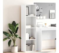 vidaXL Libreria Bianca 40x30x152 cm in Legno Multistrato