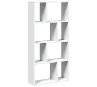 vidaXL Libreria Bianca 60x20x120 cm in Truciolato, scaffale per Libri, Porta Libri, Ripiani portaoggetti, Ripiani per Libri, scaffale portaoggetti
