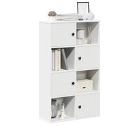 vidaXL Libreria Bianca in legno multistrato 60x24x101,5 cm