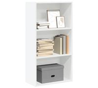 vidaXL Libreria Bianca 60x30x114 cm in Legno Multistrato, scaffale per libri, scaffale, scaffale contenitore, armadietto portaoggetti