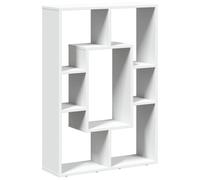 vidaXL Libreria Bianca 63x20x90 cm in Truciolato, scaffale per Libri, Porta Libri, Ripiani portaoggetti, Ripiani per Libri, scaffale portaoggetti