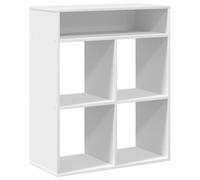 vidaXL Libreria Bianca 66x31x80 cm in Legno Multistrato