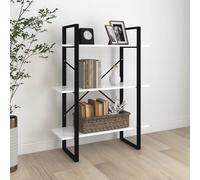 VIDAXL - Libreria Bianca 80x30x105 cm in Legno Multistrato