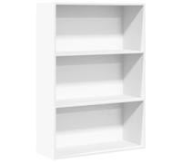 vidaXL Libreria Bianca 80x30x114 cm in Legno Multistrato, scaffale per Libri, scaffale, scaffale Contenitore, armadietto portaoggetti