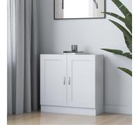 vidaXL Libreria Bianca 82,5x30,5x80 cm in Legno Multistrato