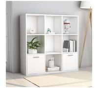 Libreria bianca 98x30x98 cm in truciolato