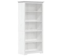 vidaXL Libreria BODO 5 Ripiani 82x40x173 cm Legno Massello Pino Bianco