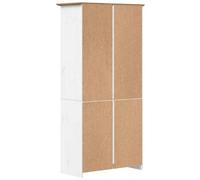 vidaXL Libreria BODO 5 Ripiani 82x40x173cm Legno Massello Pino Marrone