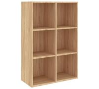 vidaXL Libreria per credenza, 50 x 25 x 80 cm, colore: grigio