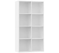 VIDAXL - Libreria /Credenza Bianca 66x30x130 cm in Legno Multistrato