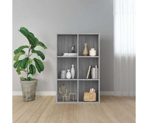 vidaXL Libreria/Credenza Grigio Sonoma 66x30x98 cm Legno Multistrato