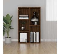 vidaXL Libreria/Credenza Rovere Marrone 50x25x80 cm Legno Multistrato