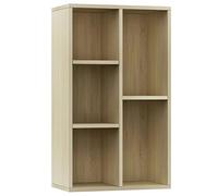 vidaXL Libreria/Credenza Rovere Sonoma 50x25x80 cm Legno Multistrato