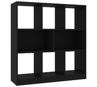 vidaXL Libreria/Credenza Scaffali Versatile Decorativa Mobiletto Arredo Casa Mensole a Giorno Espositore Nera 97,5x29,5x100 cm in Truciolato