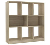 vidaXL Libreria/Credenza Scaffali Versatile Decorativa Mobiletto Arredo Casa Mensole a Giorno Espositore Rovere Sonoma 97,5x29,5x100 cm in Truciolato