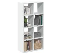 vidaXL Libreria divisoria bianca 69,5x29x137,5 cm in legno ingegnerizzato