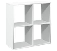 vidaXL Libreria Divisorio Bianca 69,5x29x69,5 cm in Truciolato, libreria, Mobile Porta Libri, scaffale portaoggetti, Porta Libri, scaffale per Libri