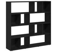 vidaXL Libreria/Divisorio Rovere Nero 105x24x102 cm, Libreria, Libreria, Libreria Rack, Armadietto di stoccaggio, Libreria Shelf