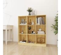vidaXL Libreria/Divisorio 104x33,5x110 cm in Legno Massello di Pino