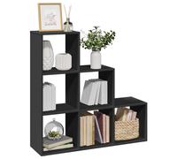 vidaXL Libreria Divisorio 3 Ripiani Nera 99x29x99 cm in Truciolato