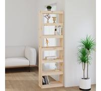 vidaXL Libreria/Divisorio 60x30x199,5 cm in Legno Massello di Pino