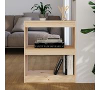 vidaXL Libreria/Divisorio 60x30x71,5 cm in Legno Massello di Pino